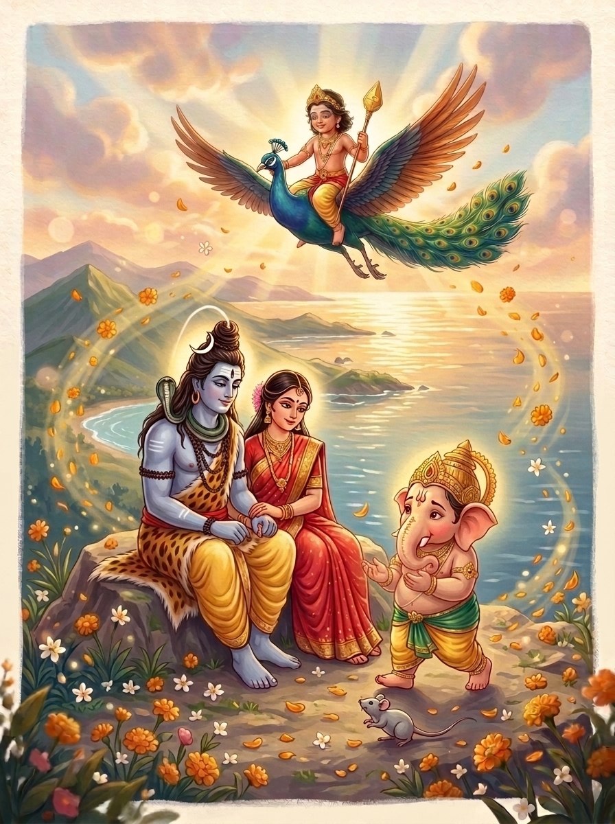 Puranic Tales Artwork